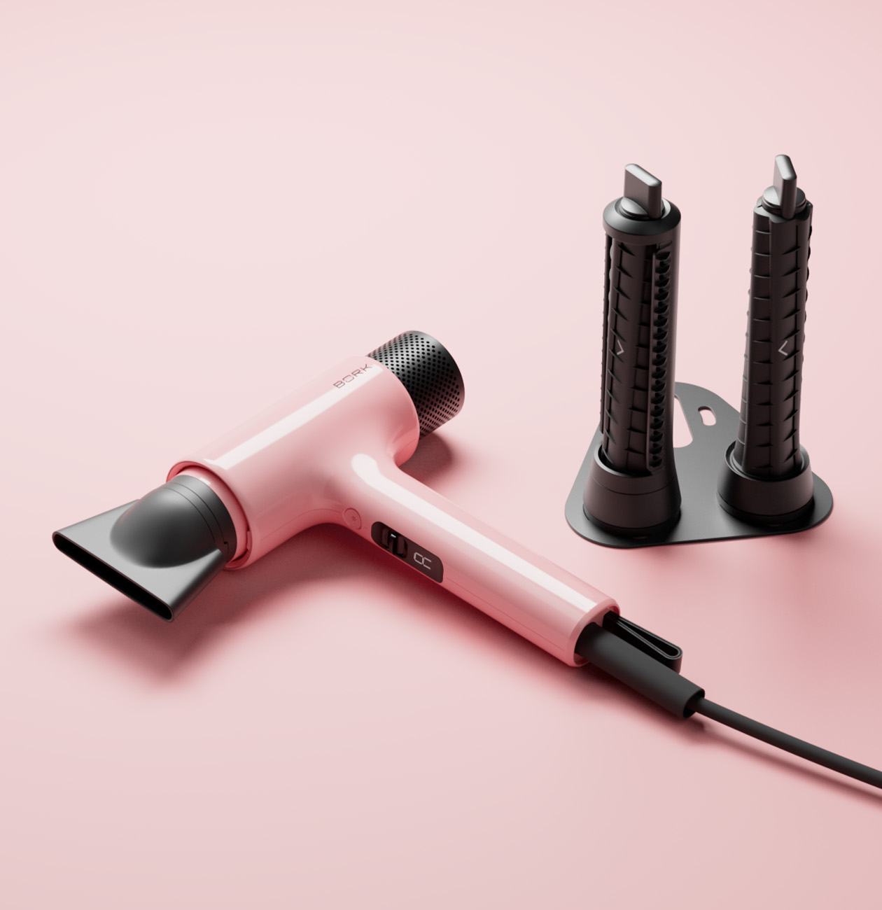 Фен-стайлер F732 Flamingo Pink BORK