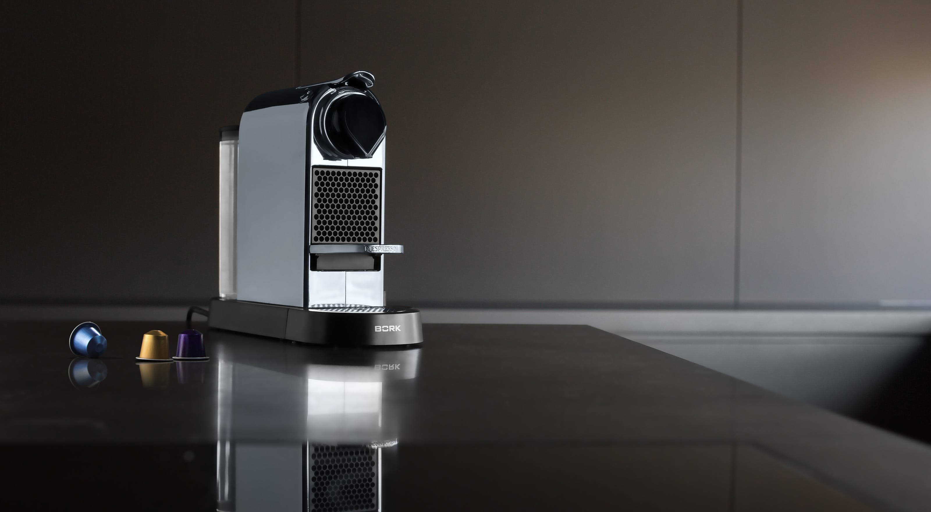 Капсульная кофемашина BORK C532 Chrome — официальный онлайн-бутик БОРК Капсульная кофемашина BORK C532 Chrome — купить в официальном интернет-магазине БОРК
