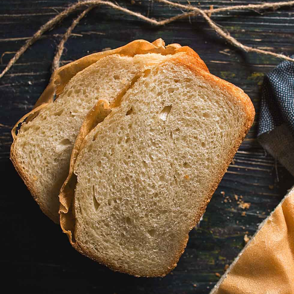 Хлеб  «Домашний» по  мотивам «литовского белого» в хлебопечке